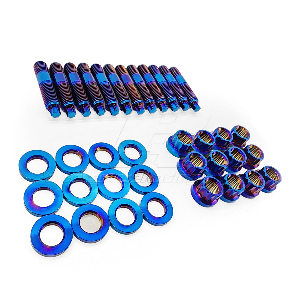 Powerhouse Racing Titanium Stud and Nut Kit for 2JZ Turbo Manifolds